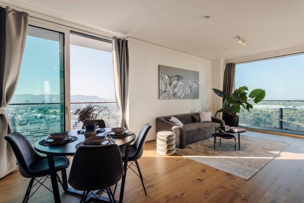 Design Apartment With Amazing View Over Vienna 2 外观 照片